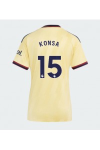 Arsenal Ezri Konsa #15 Jalkapallovaatteet Naisten Kolmaspaita 2026-27 Lyhythihainen